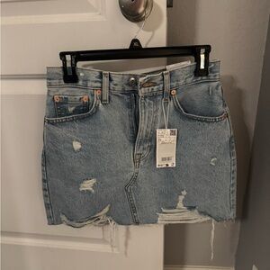 Mango High waist Mini Skirt